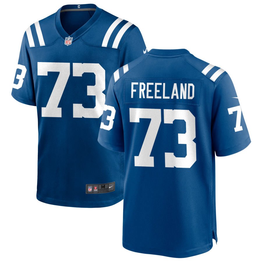 Blake Freeland Men's Nike Indianapolis Colts Royal Custom Game Jersey