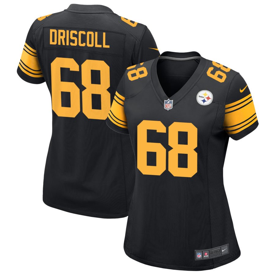 Jack Driscoll Women's Nike  Black Pittsburgh Steelers Alternate Custom Game Jersey