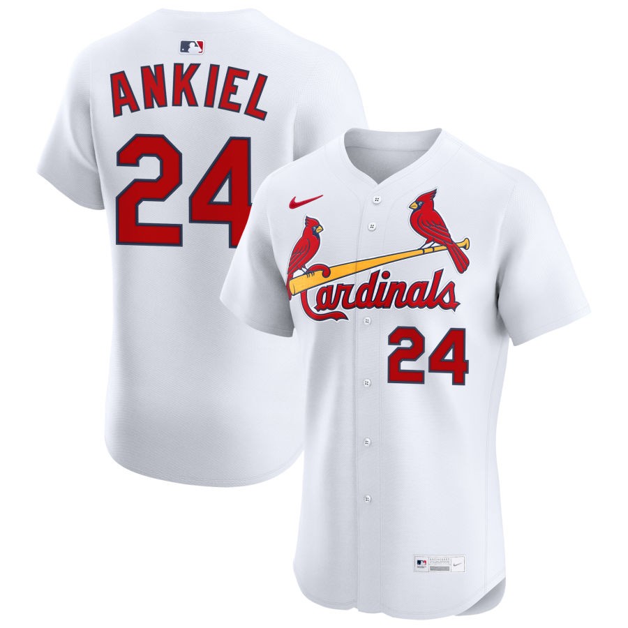 Rick Ankiel Men's Nike White St. Louis Cardinals  Home Elite Pick-A-Player Retired Roster Jersey