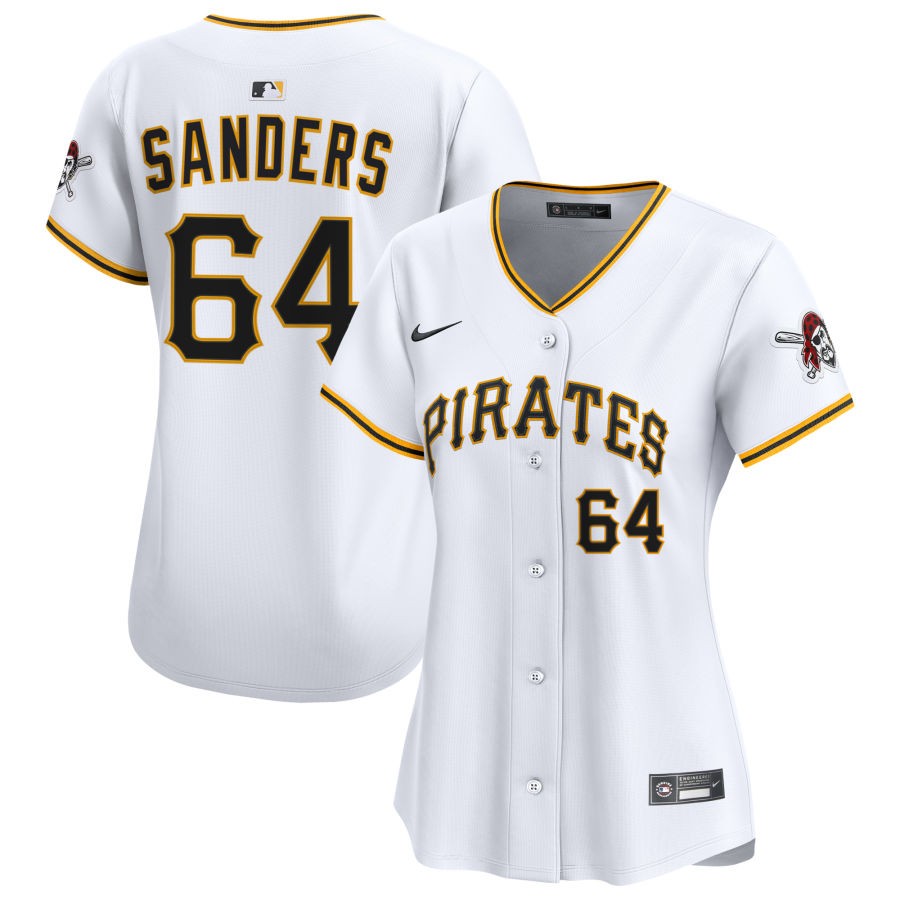 Spencer Horwitz Women's Nike  White Pittsburgh Pirates Home Limited Custom Jersey