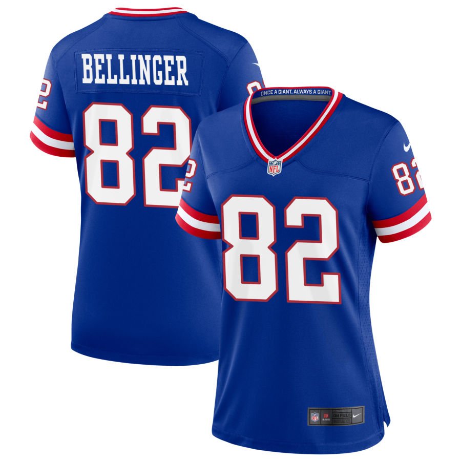 Daniel Bellinger Women's Nike Royal New York Giants Classic Custom Game Jersey