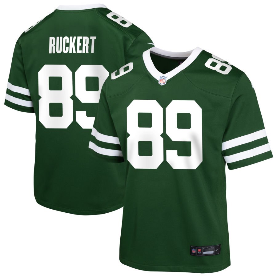 Jeremy Ruckert Youth Nike  Legacy Green New York Jets Custom Game Jersey