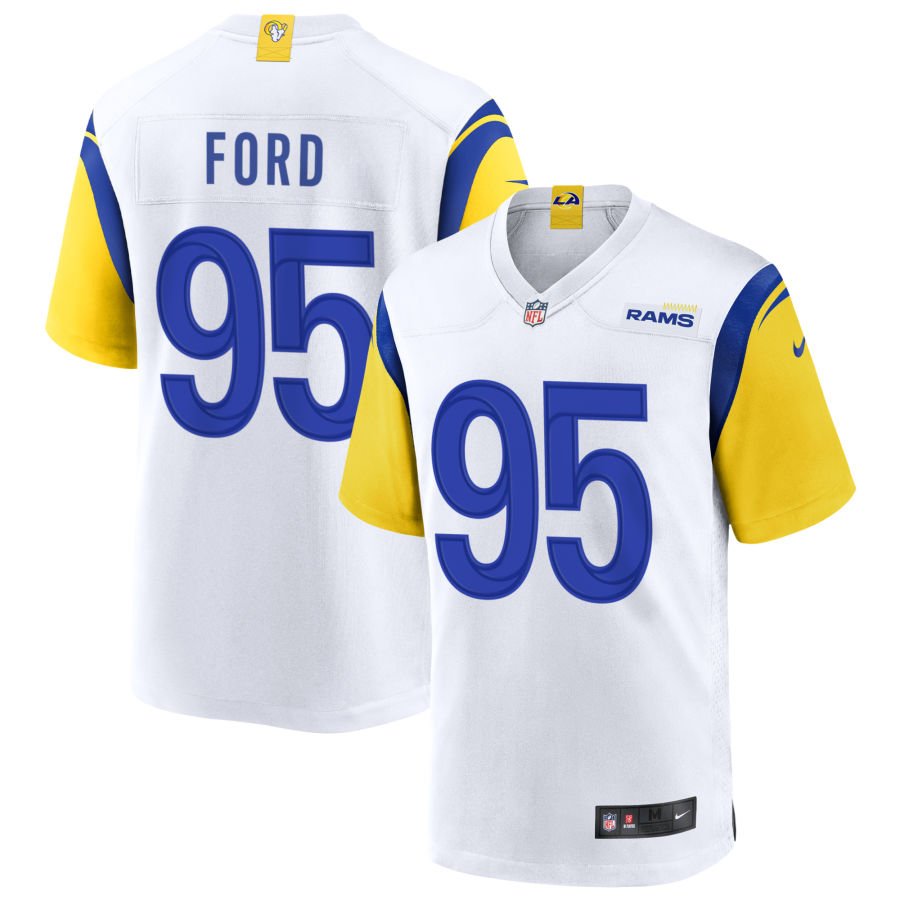 Poona Ford Men's Nike White Los Angeles Rams Alternate Custom Jersey