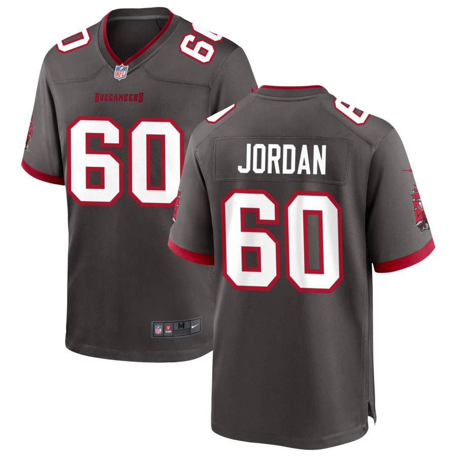 Michael Jordan Men's Nike Pewter Tampa Bay Buccaneers Alternate Custom Game Jersey
