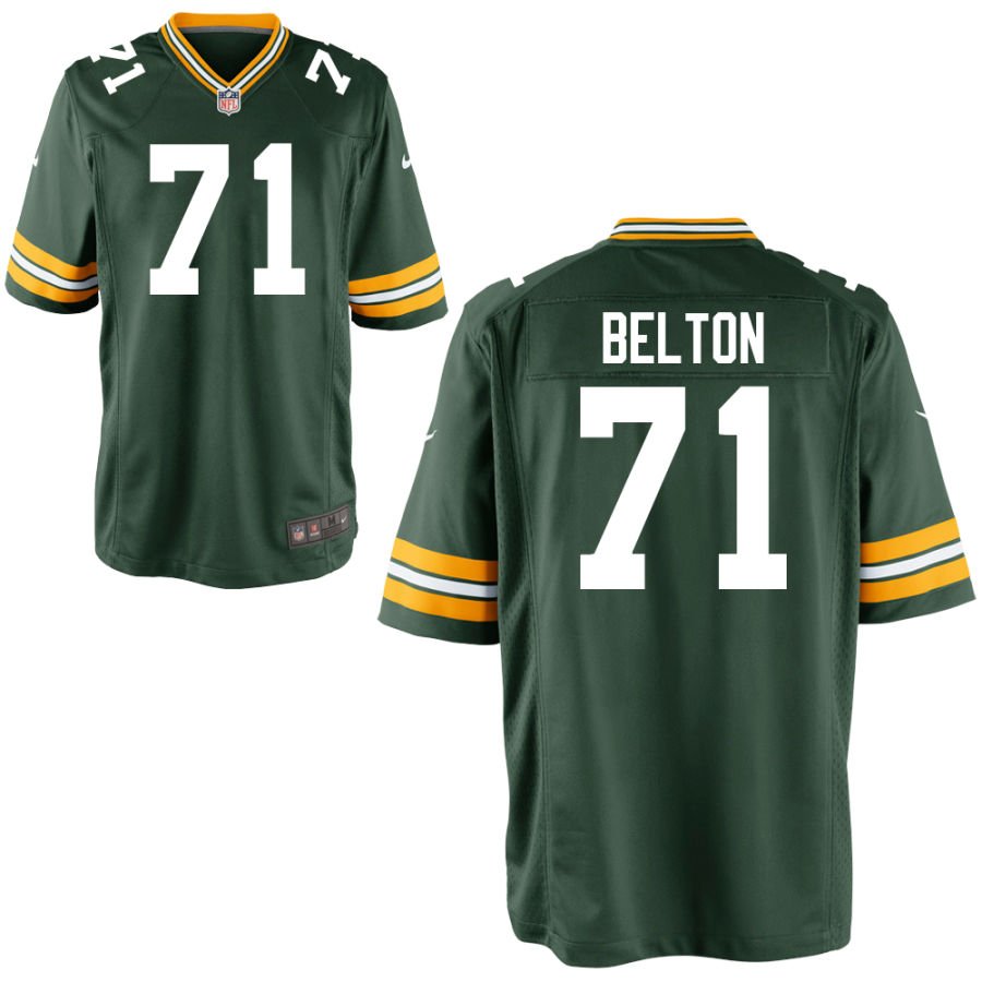 Anthony Belton Youth Nike Green Green Bay Packers Custom Game Jersey