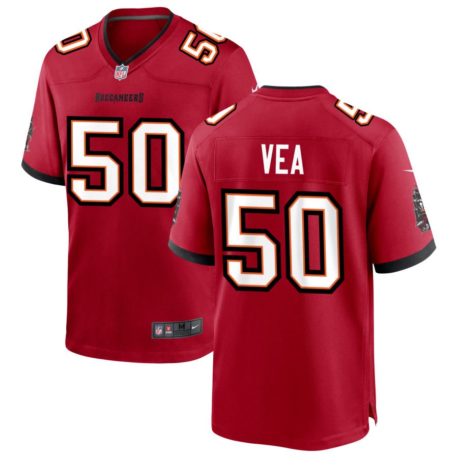 Vita Vea Men's Nike Red Tampa Bay Buccaneers  Team Custom Game Jersey
