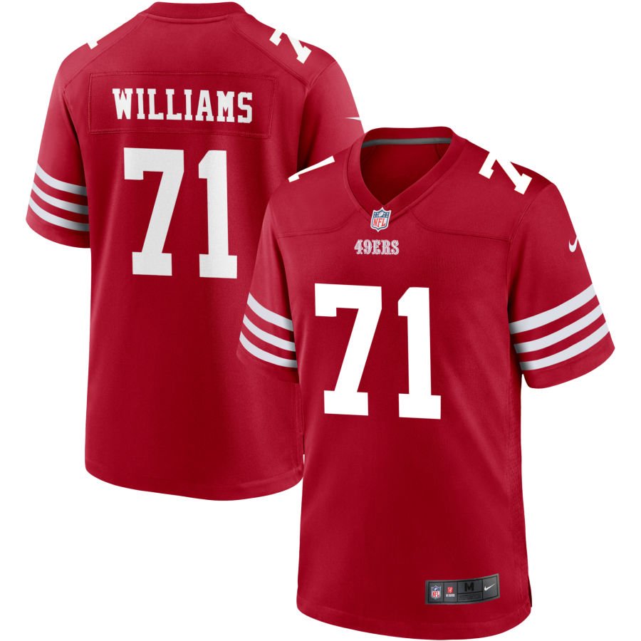 Trent Williams Youth Nike Scarlet San Francisco 49ers Game Custom Jersey