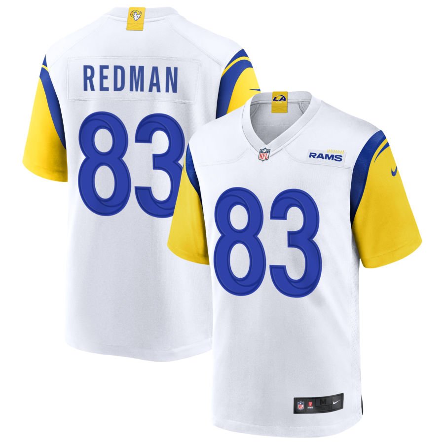 Mark Redman Men's Nike White Los Angeles Rams Alternate Custom Jersey
