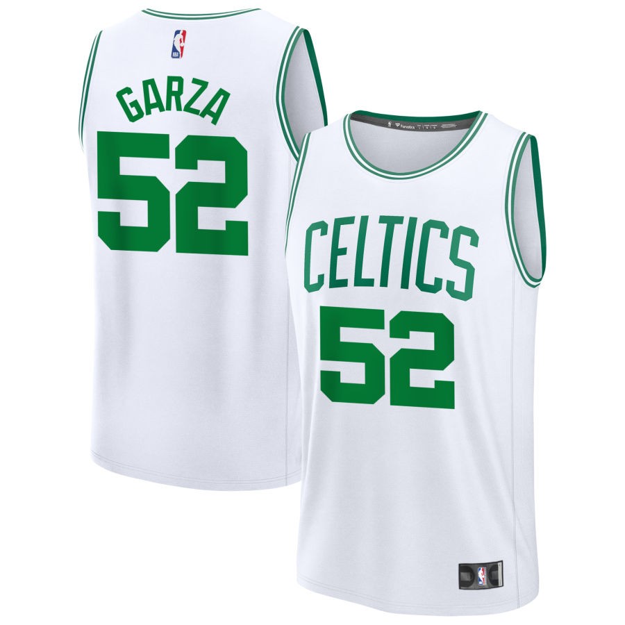 Luka Garza Youth Fanatics White Boston Celtics Fast Break Custom Replica Jersey - Association Edition