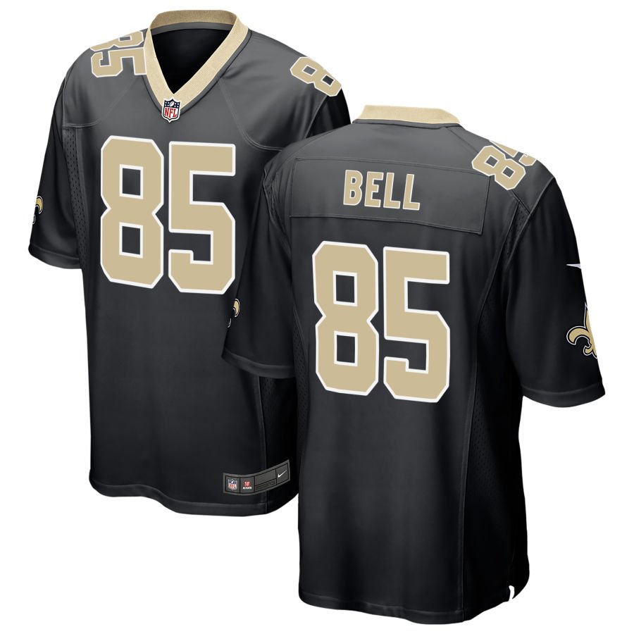 Ronnie Bell Men's Nike Black New Orleans Saints Custom Game Jersey