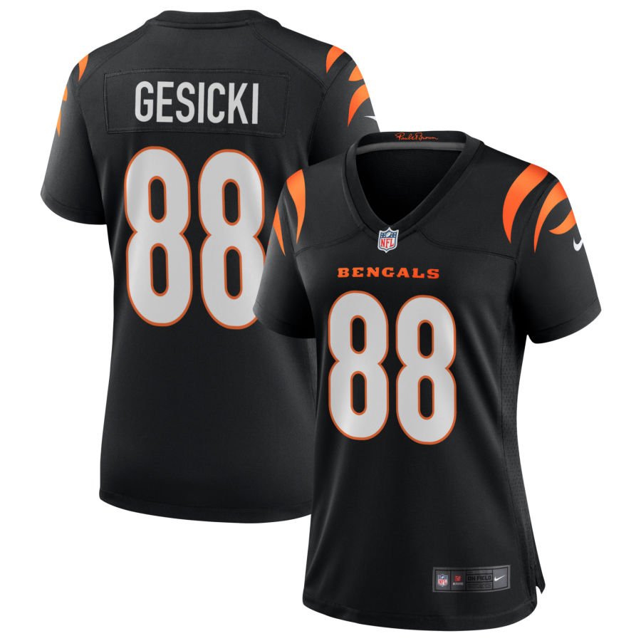 Mike Gesicki Women's Nike Black Cincinnati Bengals Game Custom Jersey