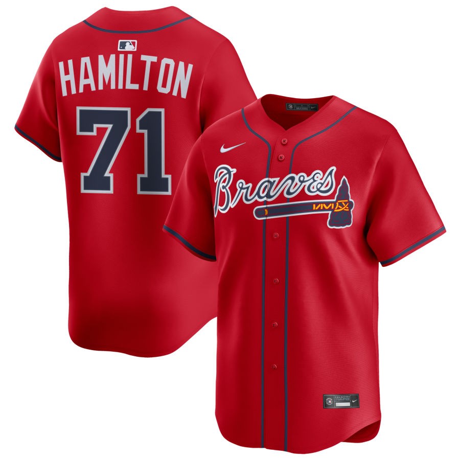 Matt Olson Men's Nike Red Atlanta Braves Alternate Limited Custom Jersey