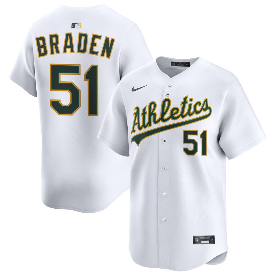 Scott Hatteberg Men's Nike White Athletics Home Limited Pick-A-Player Retired Roster Jersey
