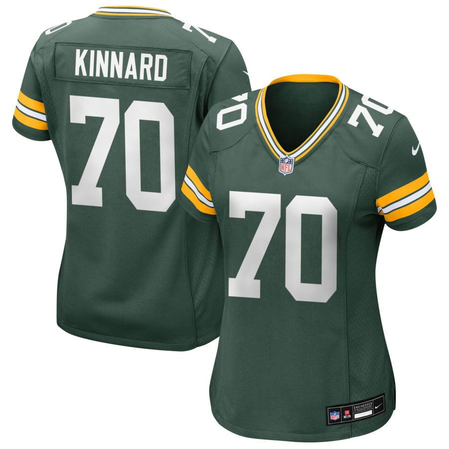 Darian Kinnard Women's Nike Green Green Bay Packers Custom Game Jersey