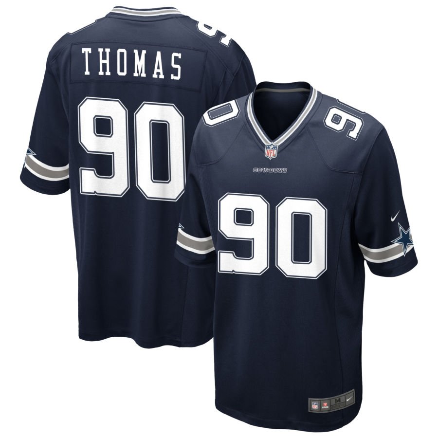 Solomon Thomas Men's Nike Navy Dallas Cowboys Custom Game Jersey