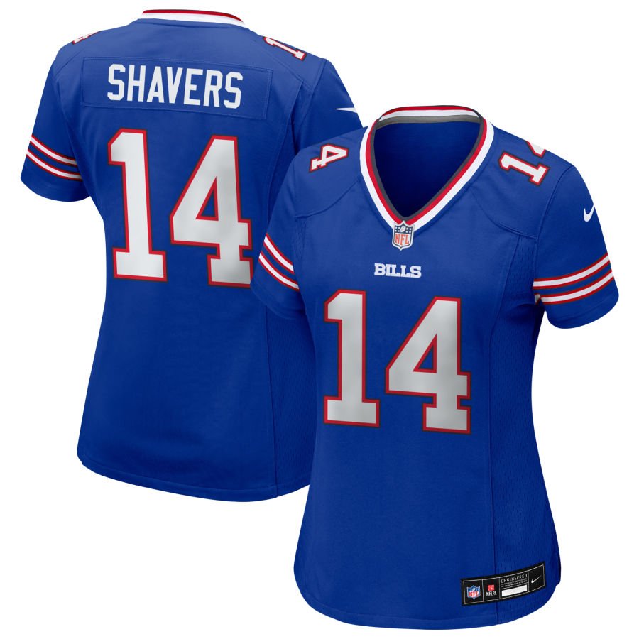 Tyrell Shavers Women's Nike Royal Buffalo Bills Custom Game Jersey