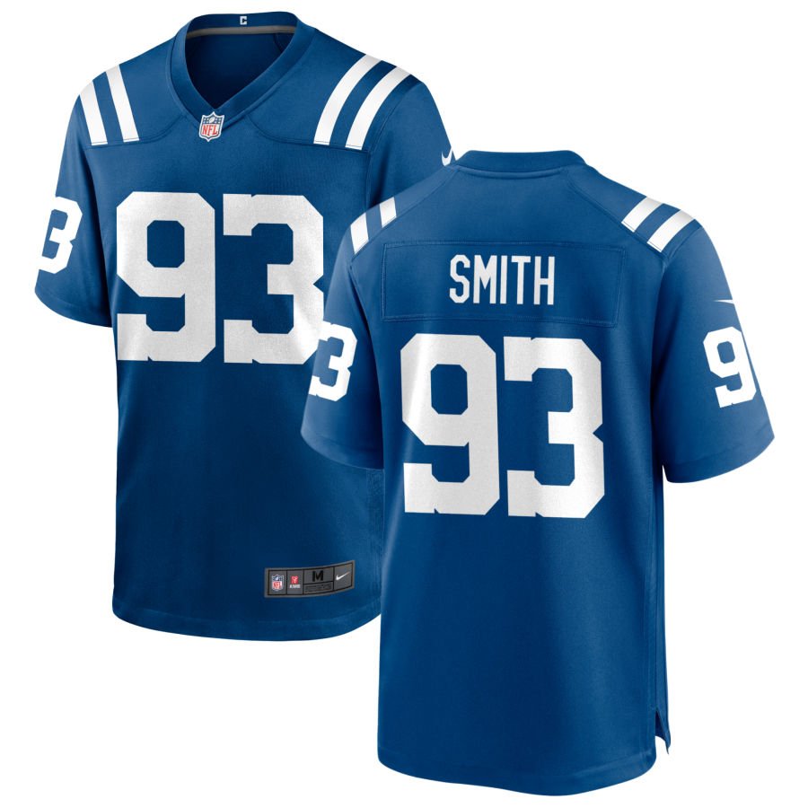 Tim Smith Men's Nike Indianapolis Colts Royal Custom Game Jersey