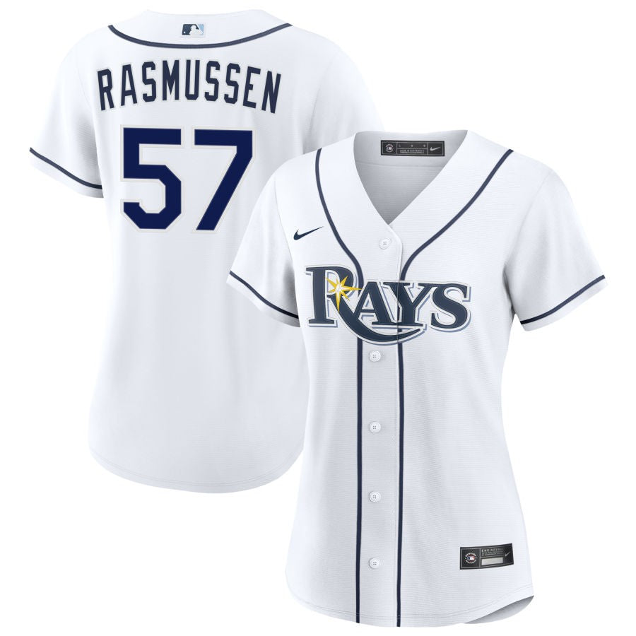 Kevin Kelly Women's Nike  White Tampa Bay Rays Home Custom Replica 2.0 Jersey
