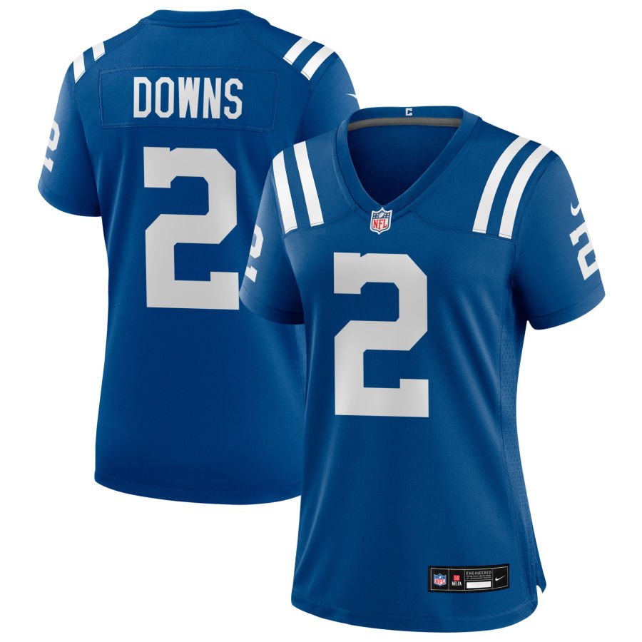 Josh Downs Women's Nike Indianapolis Colts Royal Custom Game Jersey