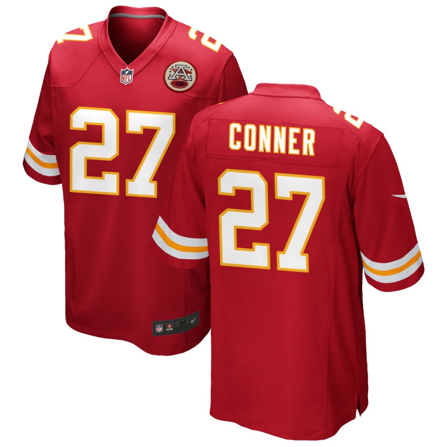 Chamarri Conner Men's Nike Red Kansas City Chiefs Custom Game Jersey