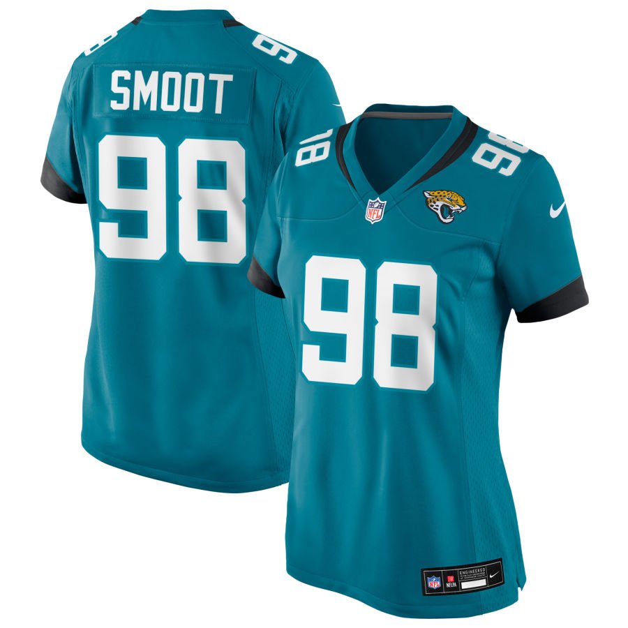 Dawuane Smoot Women's Nike Teal Jacksonville Jaguars Custom Game Team Jersey