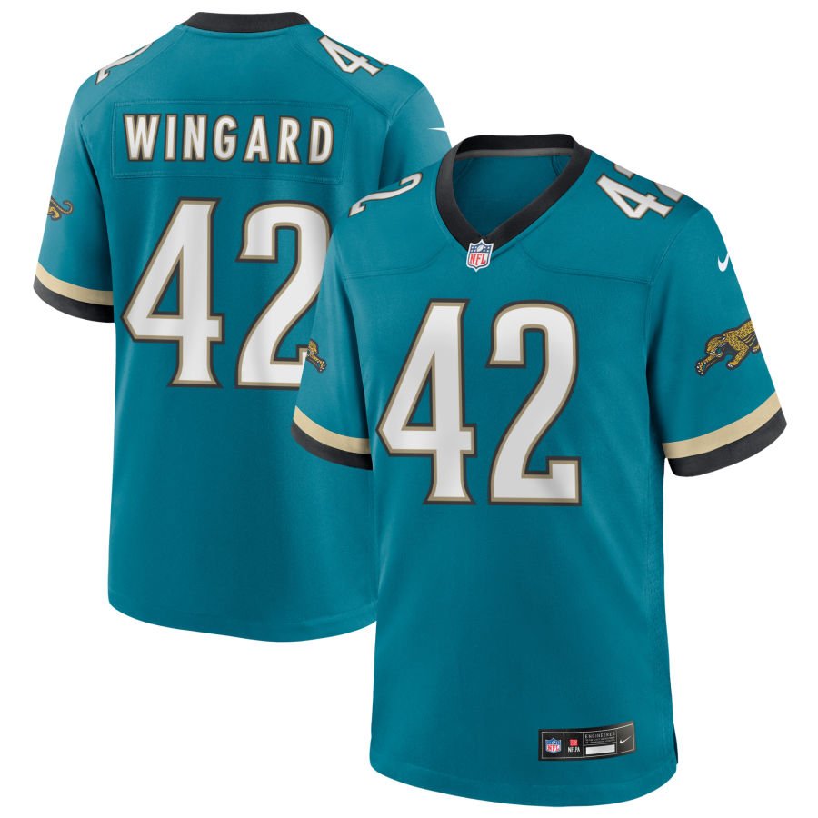 Andrew Wingard Men's Nike Teal Jacksonville Jaguars Prowler Throwback Custom Game Jersey