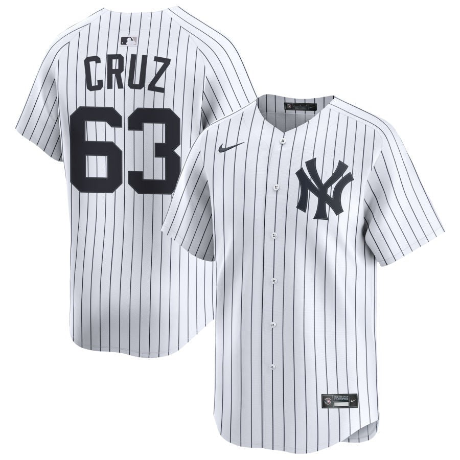 Giancarlo Stanton Men's Nike White New York Yankees Home Limited Custom Jersey