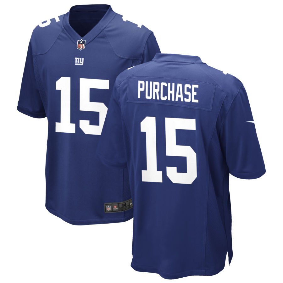 Myles Purchase Men's Nike Royal New York Giants Custom Game Jersey