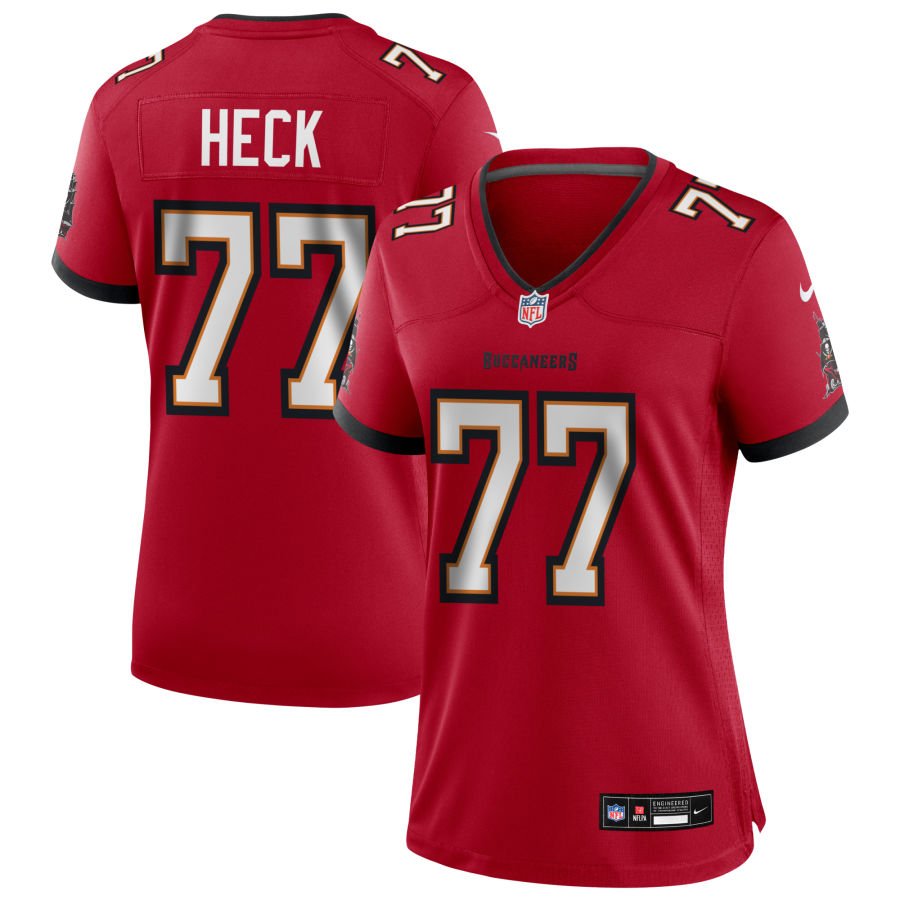 Charlie Heck Women's Nike Tampa Bay Buccaneers Red Custom Game Jersey
