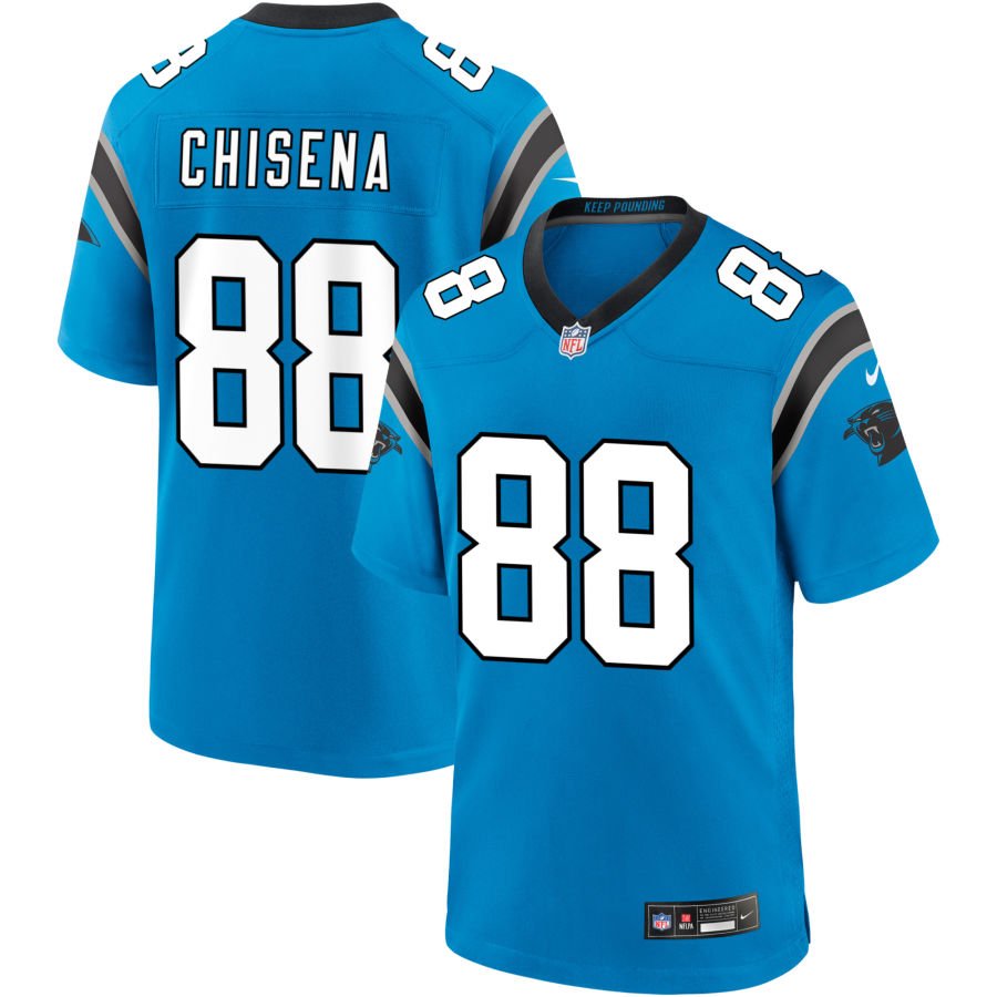 Dan Chisena Men's Nike  Blue Carolina Panthers Alternate Custom Game Jersey