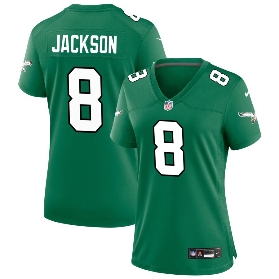 Adoree' Jackson Women's Nike Kelly Green Philadelphia Eagles Alternate Custom Game Jersey