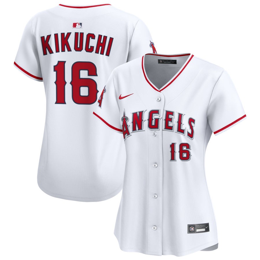 Grayson Rodriguez Women's Nike  White Los Angeles Angels Home Limited Custom Jersey