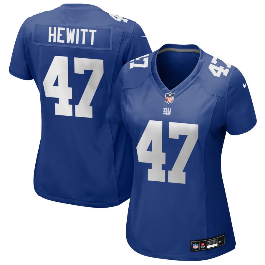 Neville Hewitt Women's Nike Royal New York Giants Custom Jersey