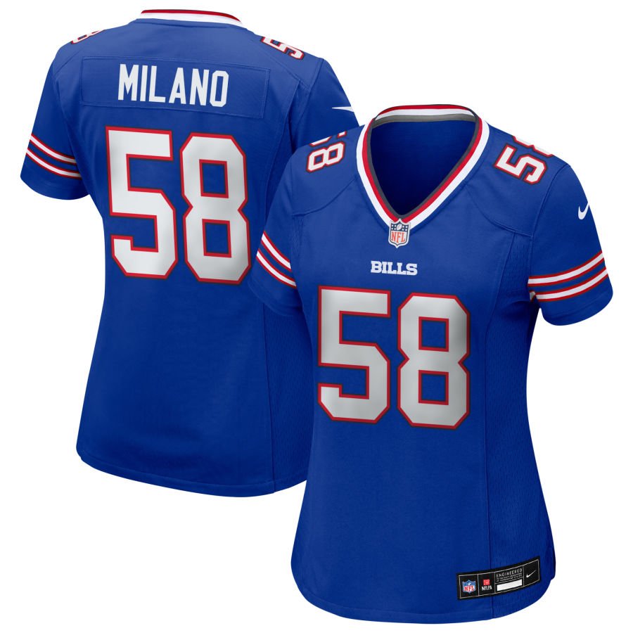 Matt Milano Women's Nike Royal Buffalo Bills Custom Game Jersey