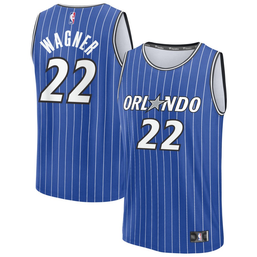 Franz Wagner Youth Fanatics Blue Orlando Magic Fast Break Replica Custom Jersey - Icon Edition