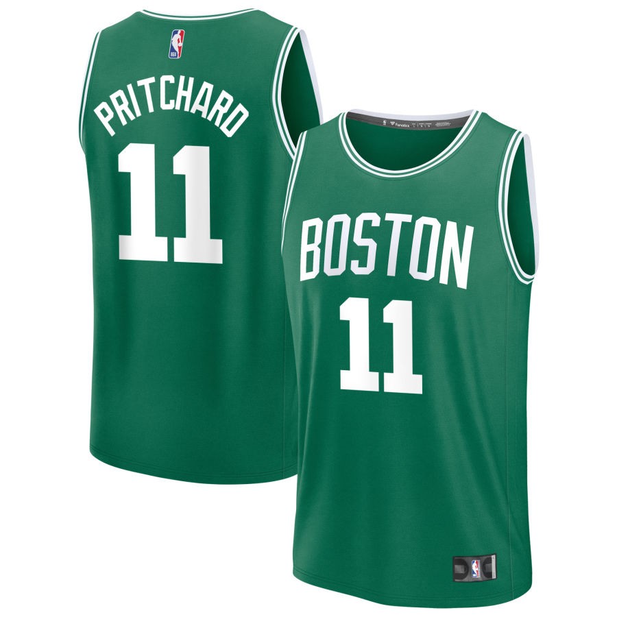 Payton Pritchard Men's Fanatics Kelly Green Boston Celtics Fast Break Custom Jersey - Icon Edition