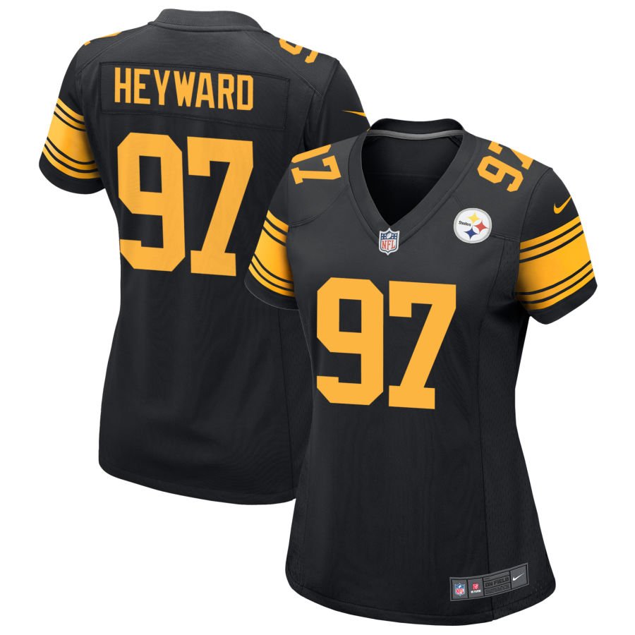Cameron Heyward Women's Nike  Black Pittsburgh Steelers Alternate Custom Game Jersey