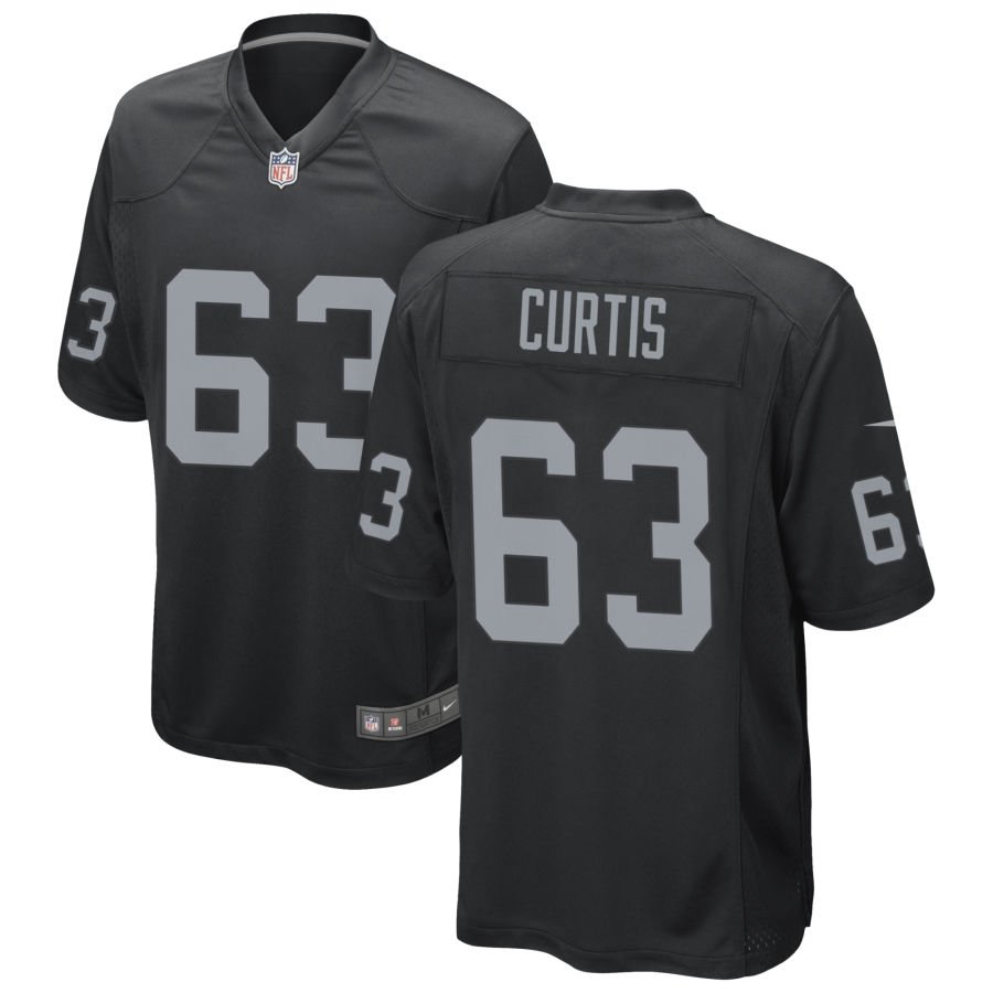 McClendon Curtis Men's Nike Black Las Vegas Raiders Custom Game Jersey