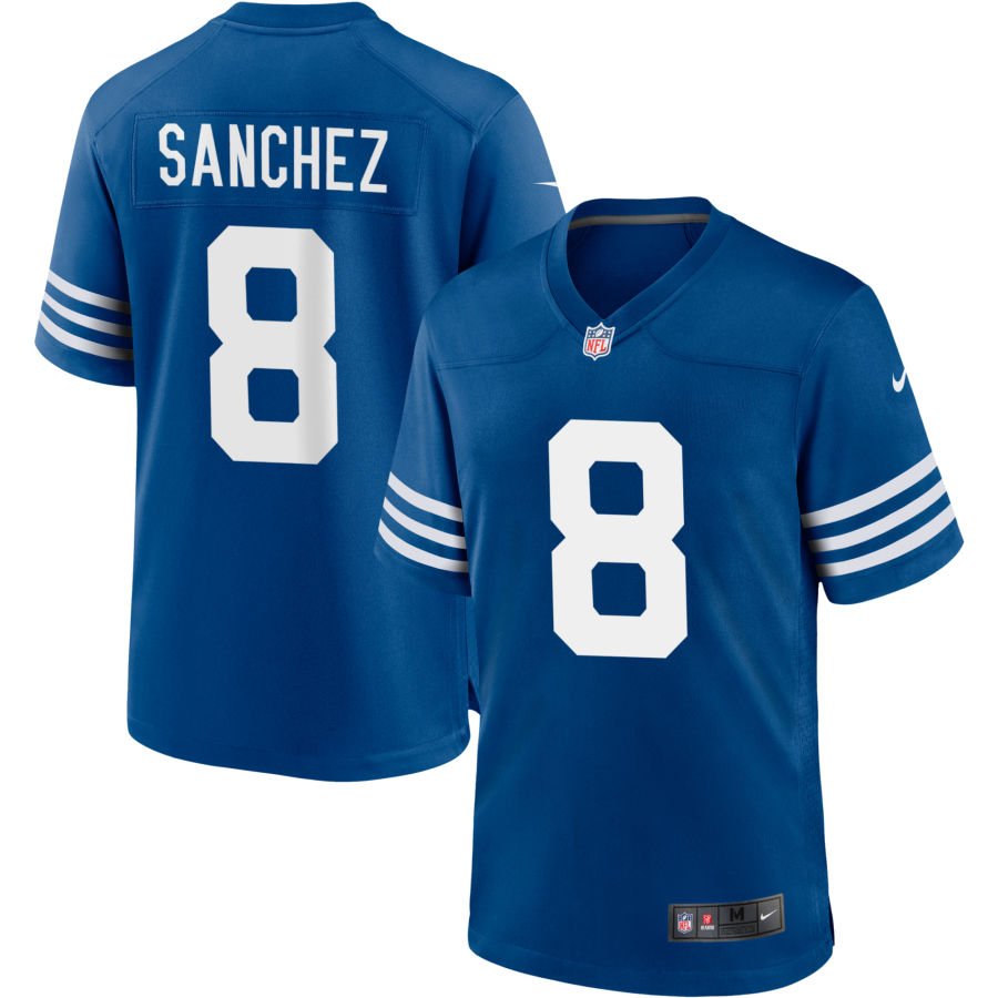 Rigoberto Sanchez Men's Nike Royal Indianapolis Colts Alternate Custom Jersey
