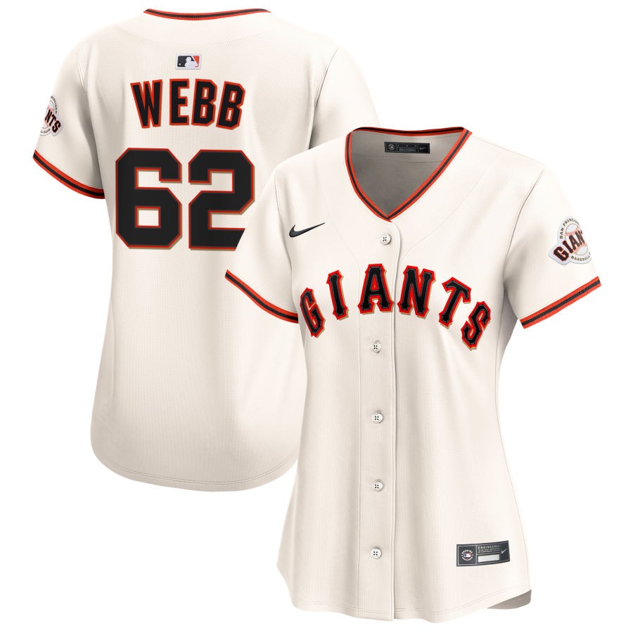 Jesus Rodriguez Women's Nike  Cream San Francisco Giants Home Limited Custom Jersey