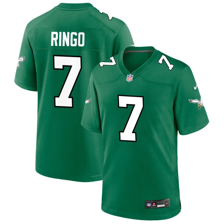 Kelee Ringo Men's Nike Kelly Green Philadelphia Eagles Alternate Custom Game Jersey