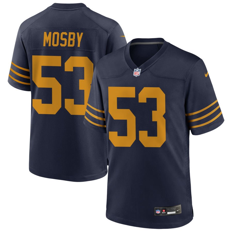 Arron Mosby Youth Nike Navy Green Bay Packers The 1923 Classic Game Custom Jersey