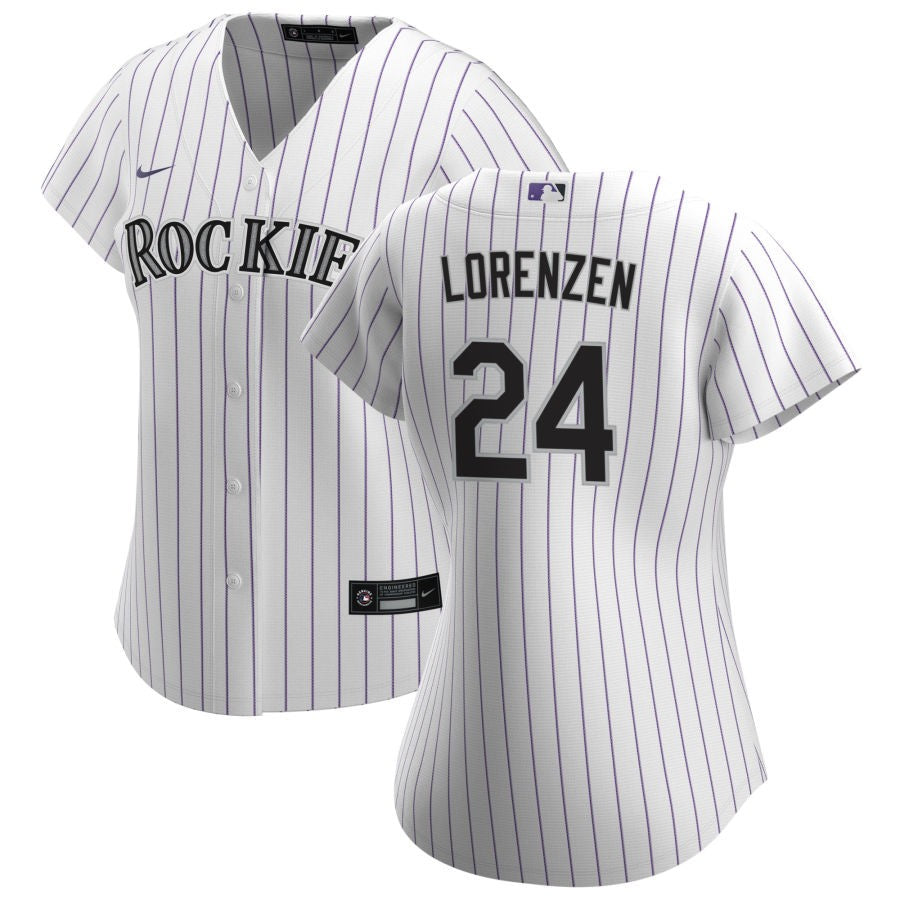 Tanner Gordon Women's Nike White Colorado Rockies Home Replica Custom Jersey