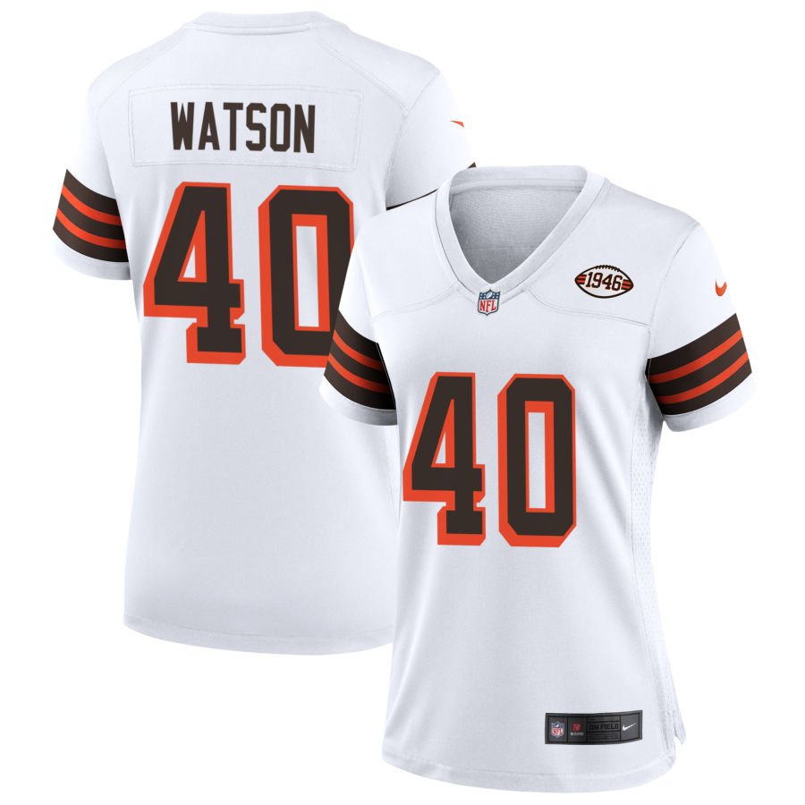 Nathaniel Watson Women's Nike White Cleveland Browns 1946 Collection Alternate Custom Jersey