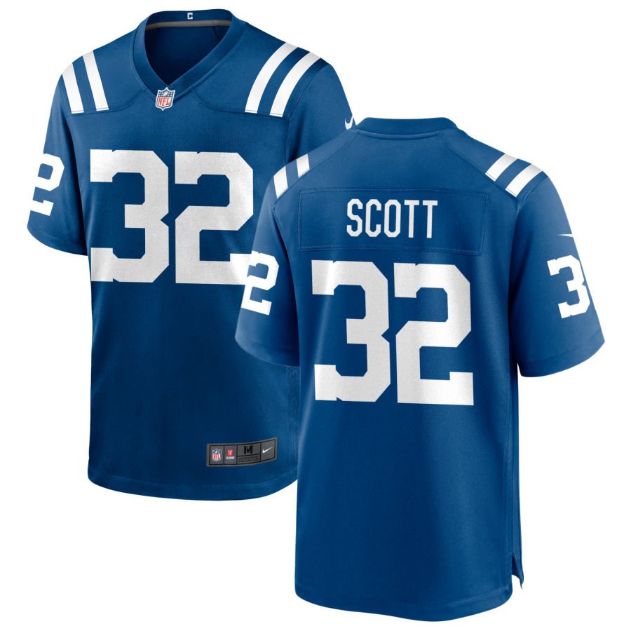 Daniel Scott Men's Nike Indianapolis Colts Royal Custom Game Jersey