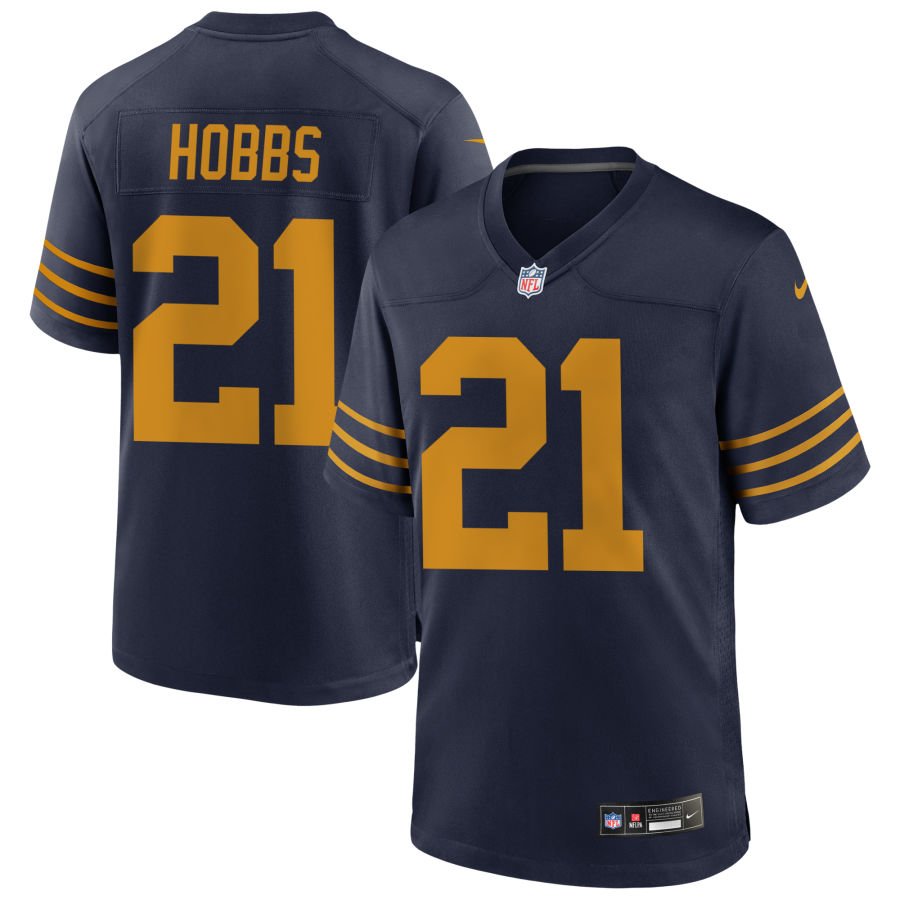 Nate Hobbs Youth Nike Navy Green Bay Packers The 1923 Classic Game Custom Jersey