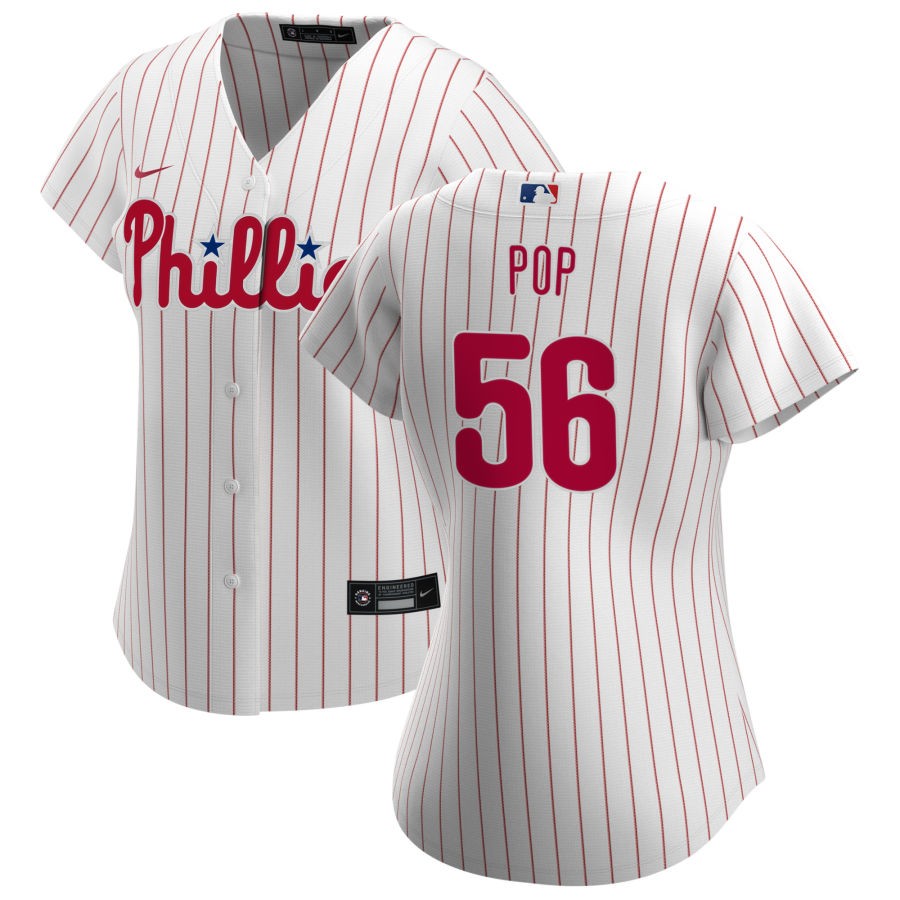 Chase Shugart Women's Nike White Philadelphia Phillies Home Replica Custom Jersey