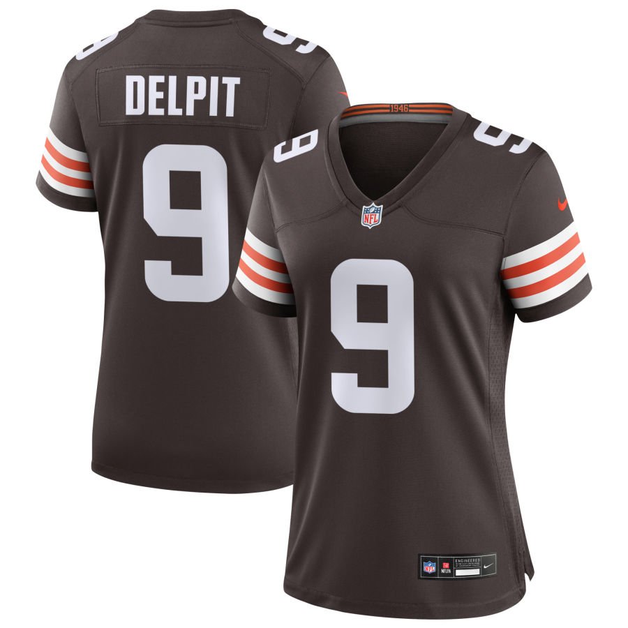Grant Delpit Women's Nike Cleveland Browns Brown Custom Game Jersey