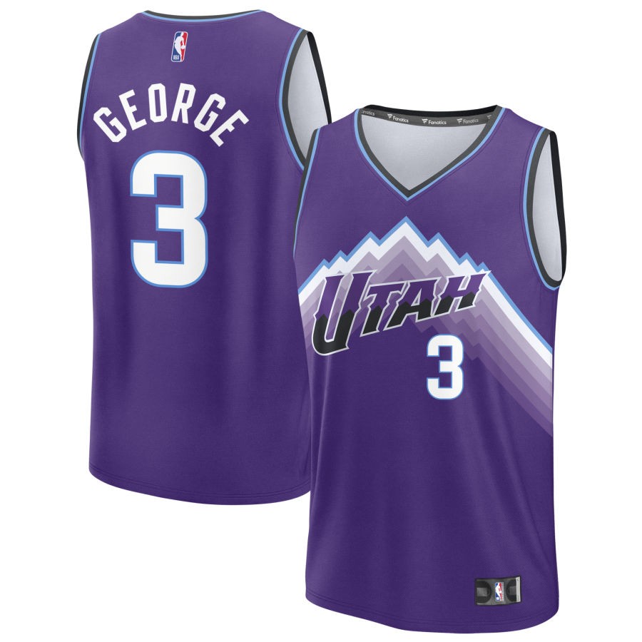 Keyonte George Men's Fanatics Purple Utah Jazz Fast Break Replica Custom Jersey - Icon Edition