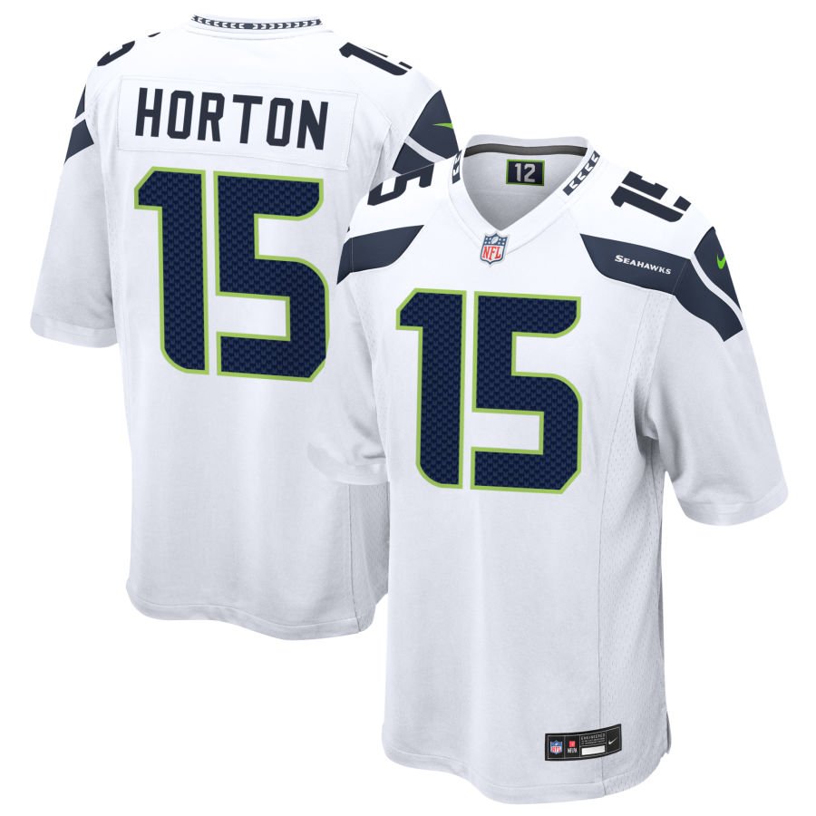 Tory Horton Men's Nike  White Seattle Seahawks Custom Game Jersey
